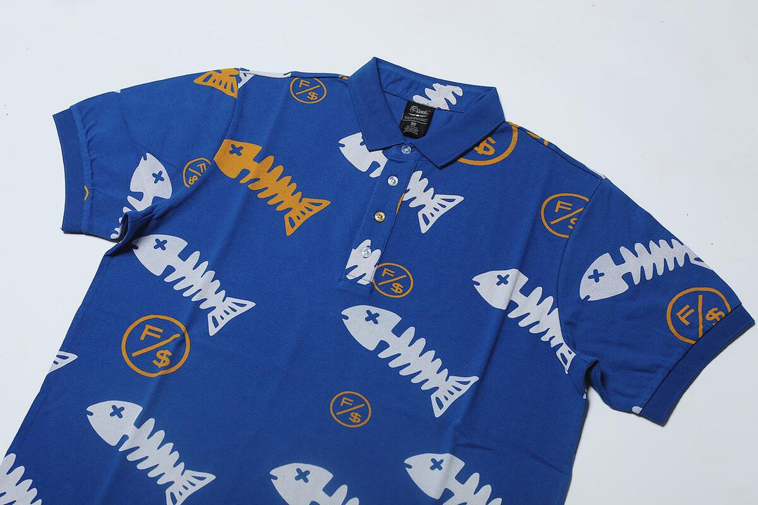 Fishscale Polo (Blue)