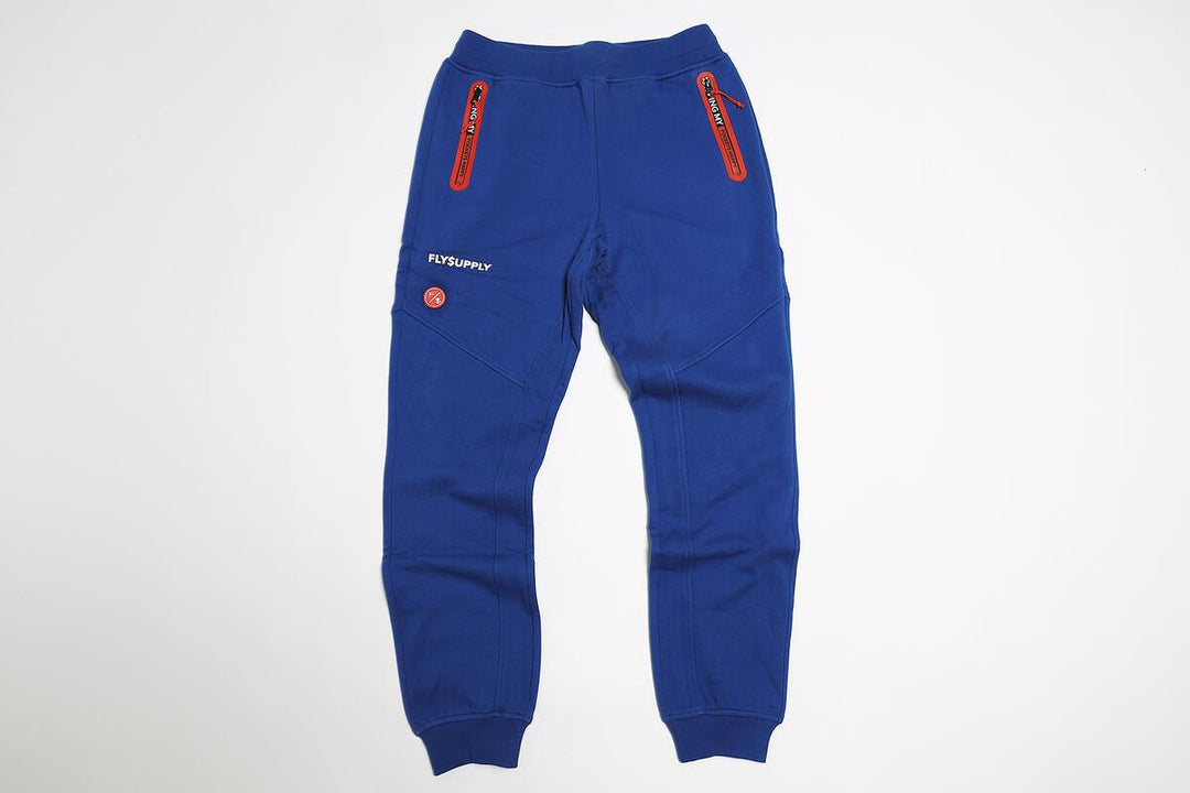 Happy Pockets Fleece Joggers (Blue)