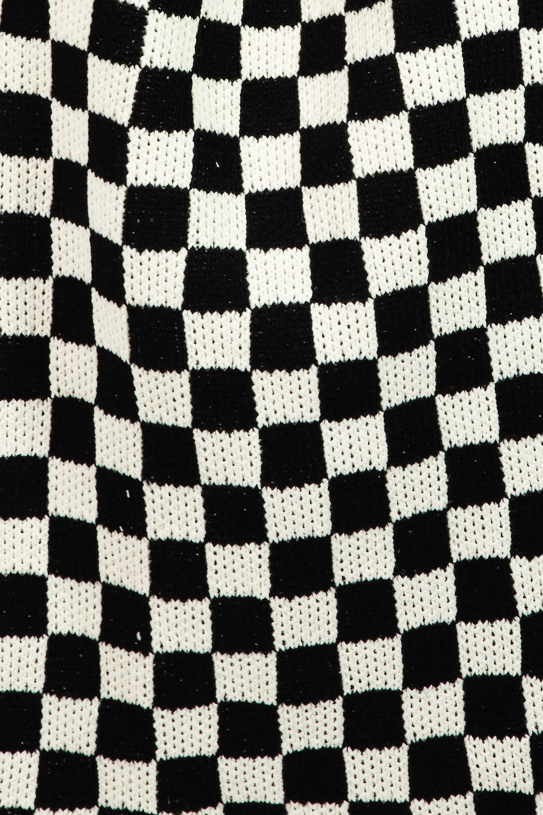 Checkered Pattern Tote Bag