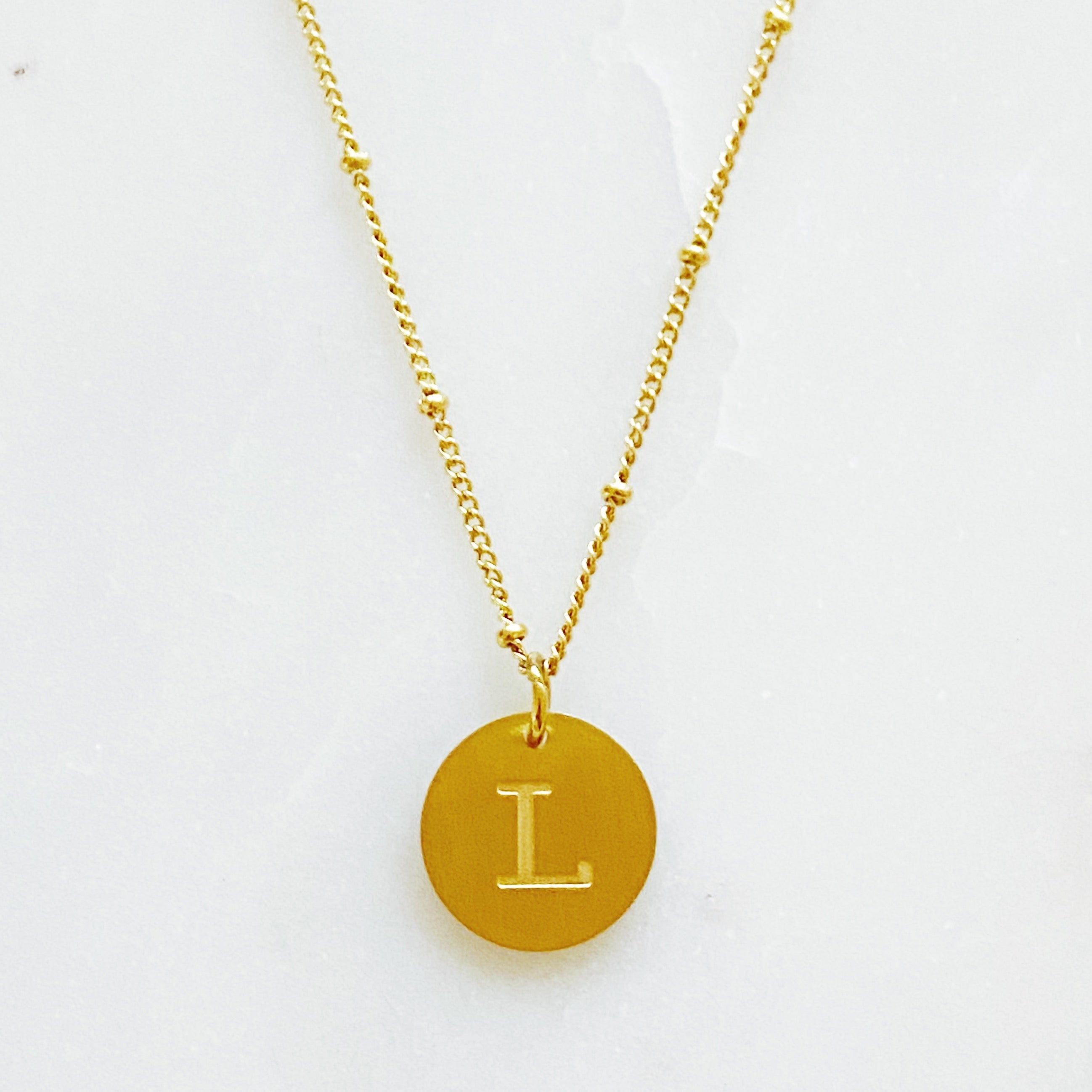 Ellison + Young: Singular Charm Initial Necklace