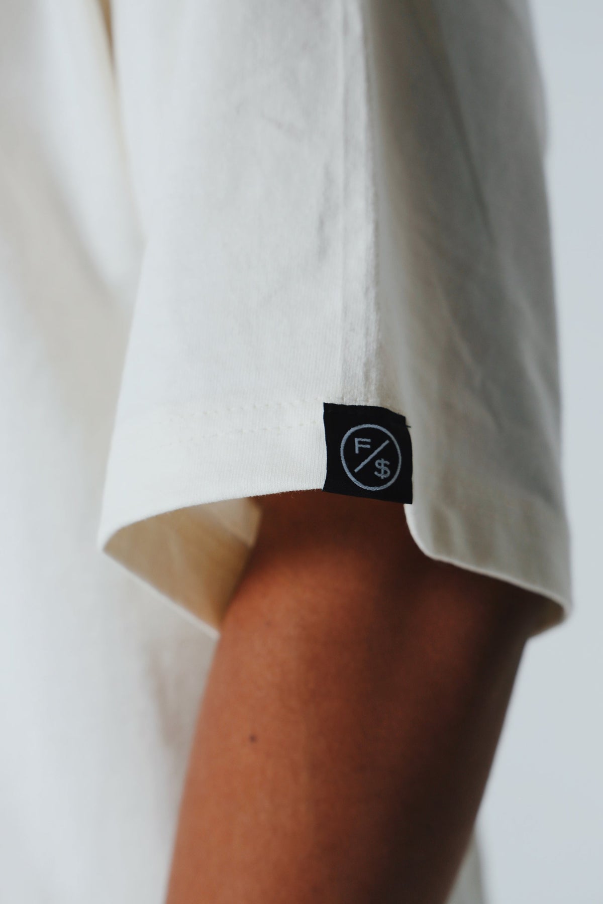 Patch Work Tee (Off White - Oversize)