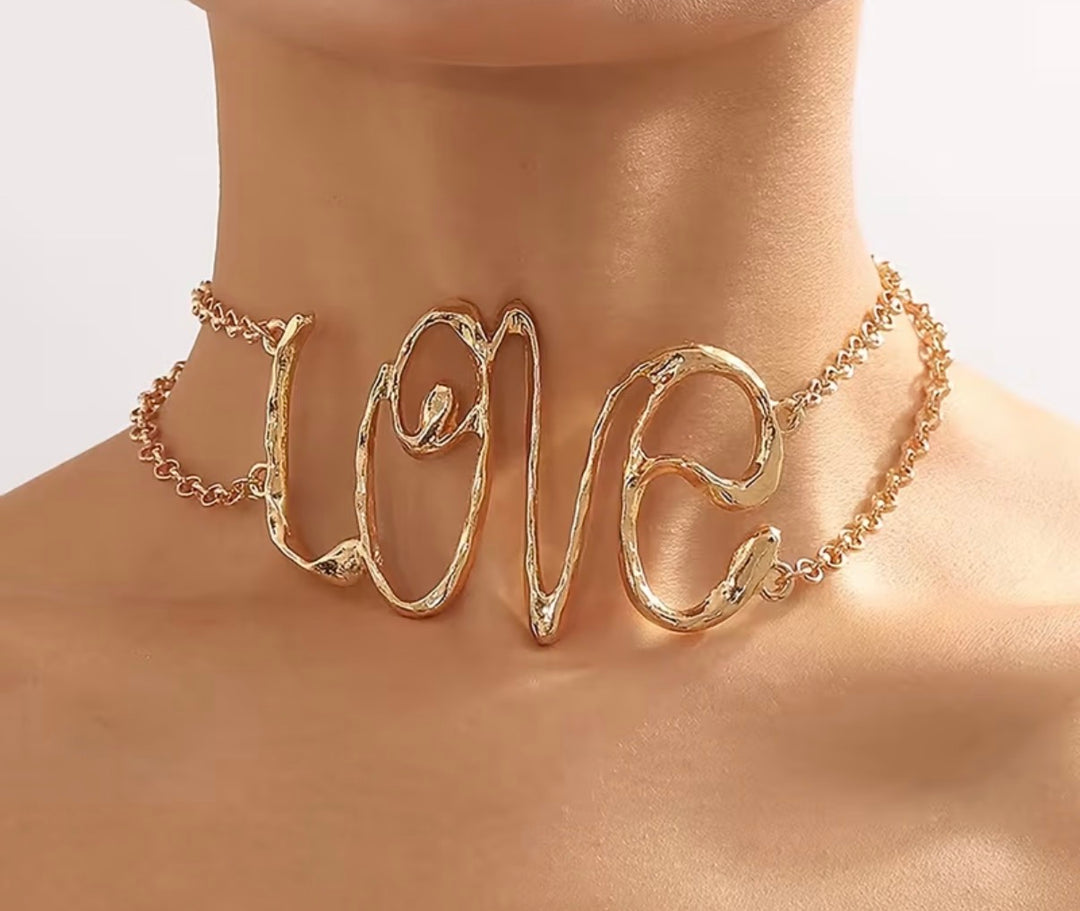 LOVE Choker Necklace
