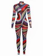 Abstract Jumpsuit