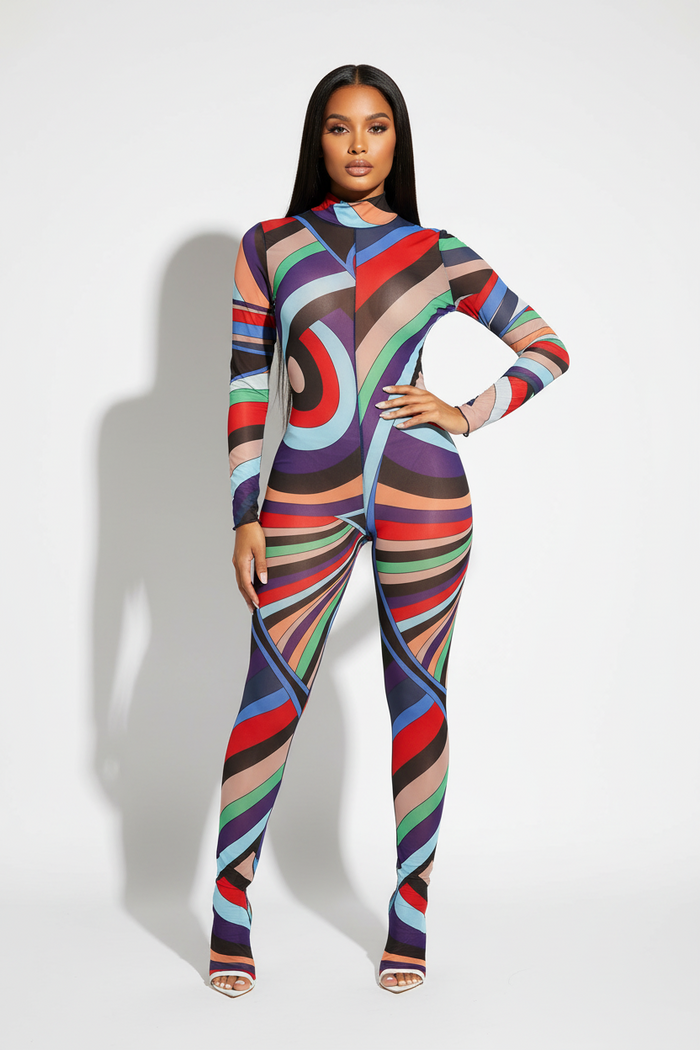 Abstract Jumpsuit