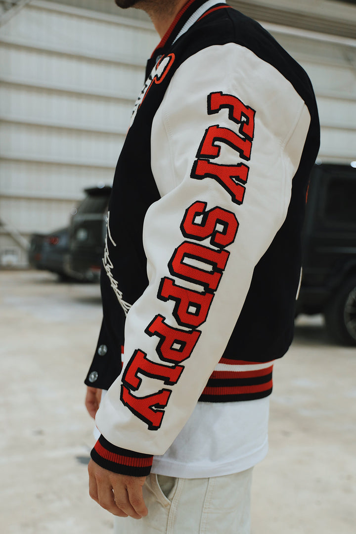 Manifest Varsity Jacket (Black)