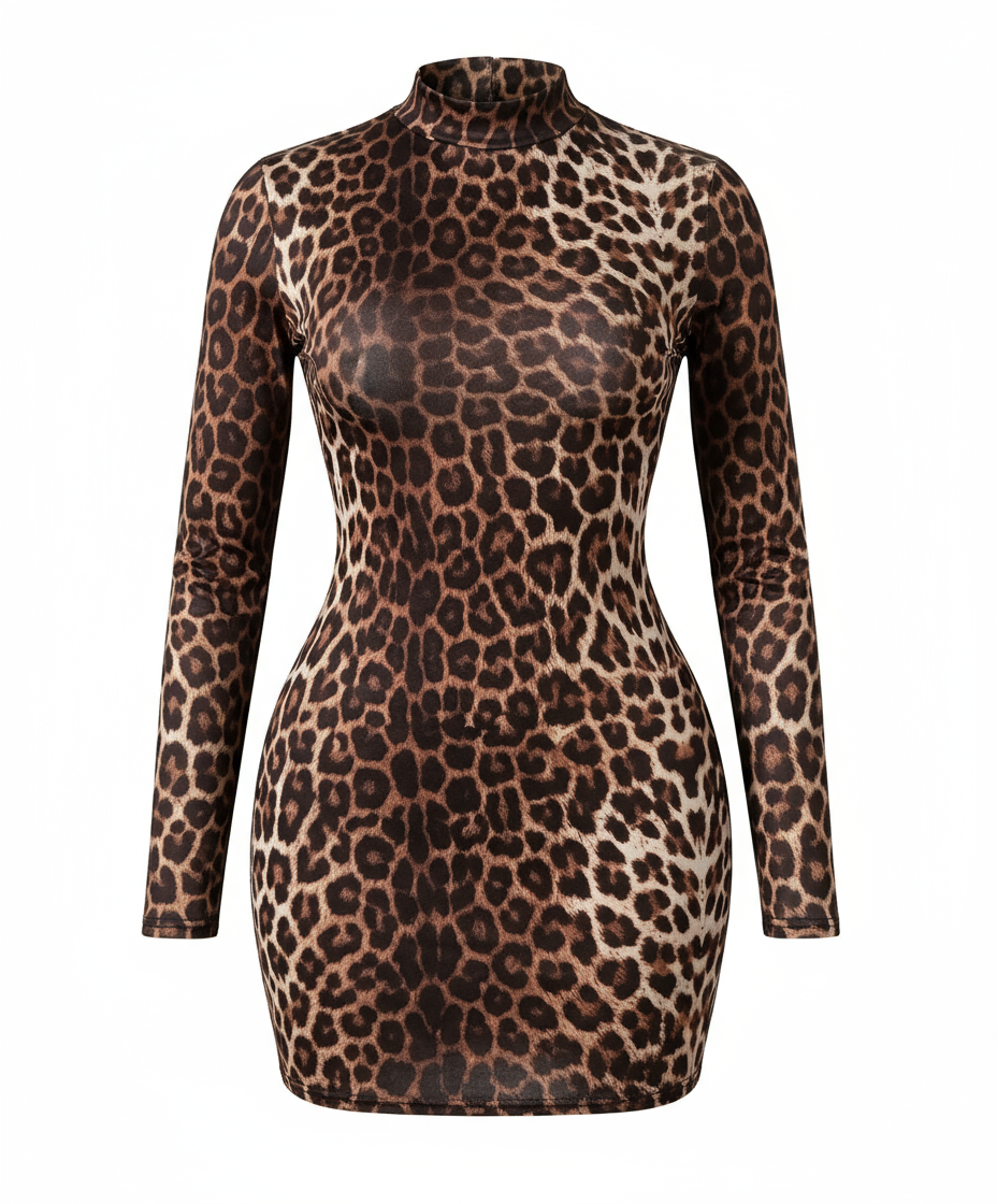Leopard Print Bodycon Dress