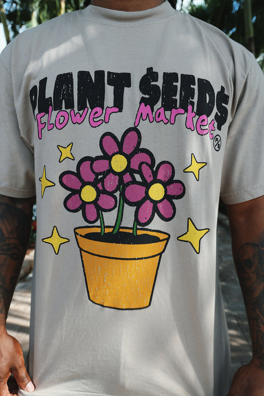 Flower Market Tee