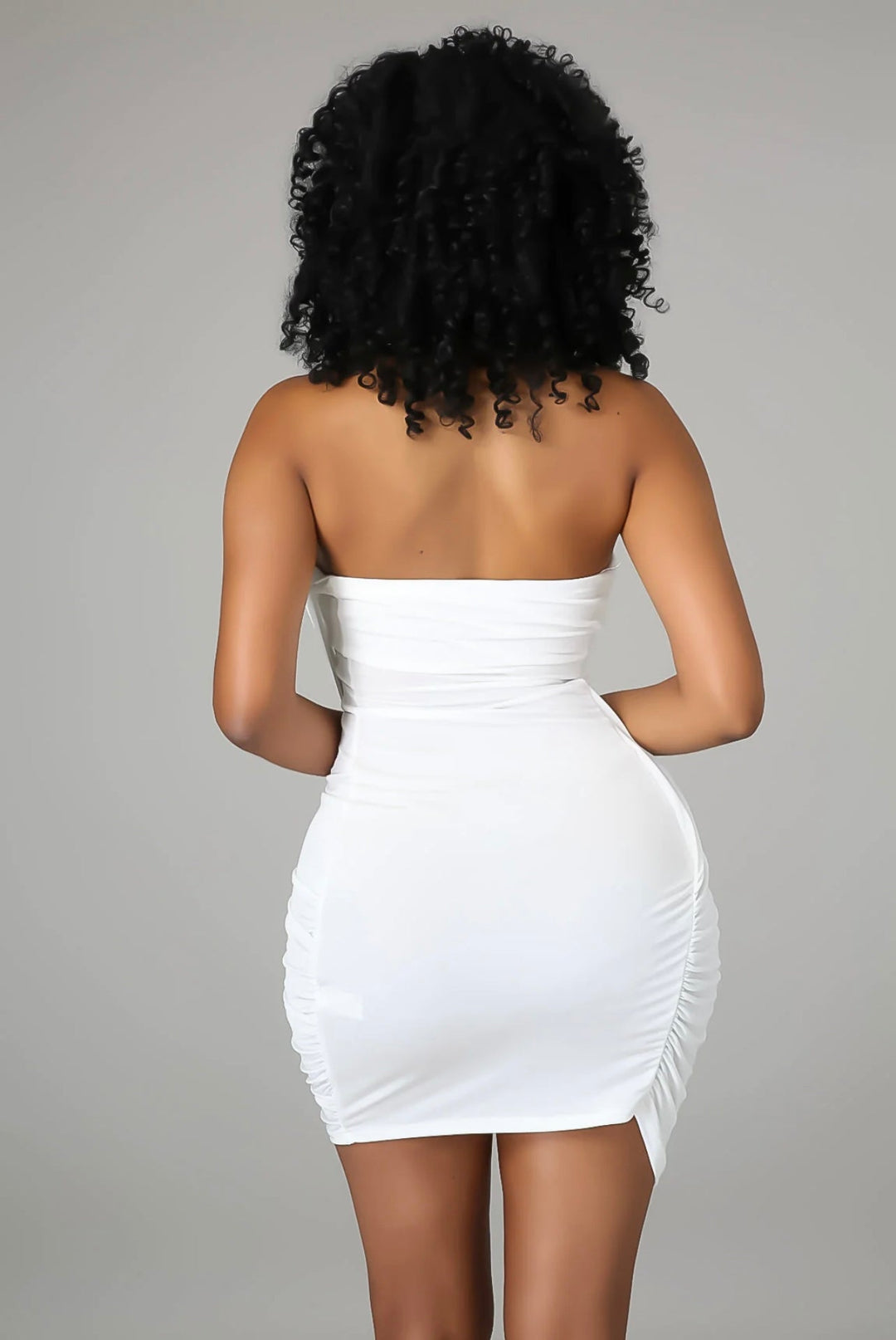 Send Me Your Location White Bodycon Dress