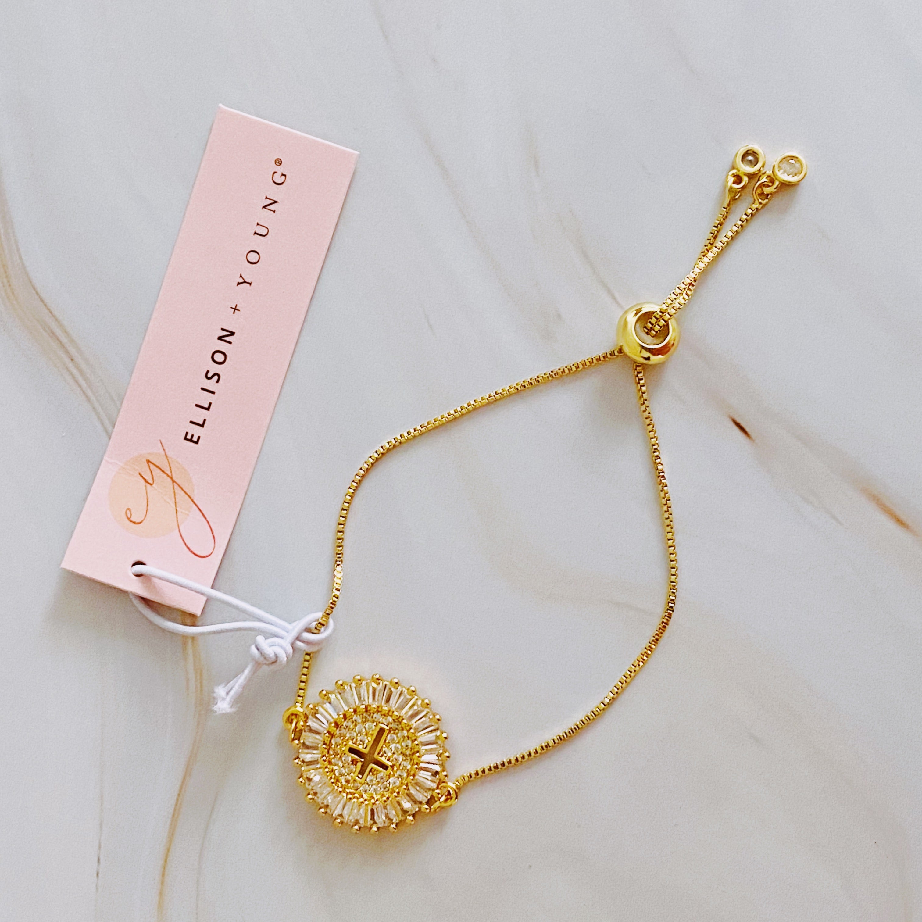 Mesmerized By The Cross Slide Bracelet