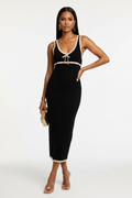 Knit Sweater Maxi Sleeveless Bodycon Resort Dress