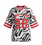Zebra Print Graphic Shirt