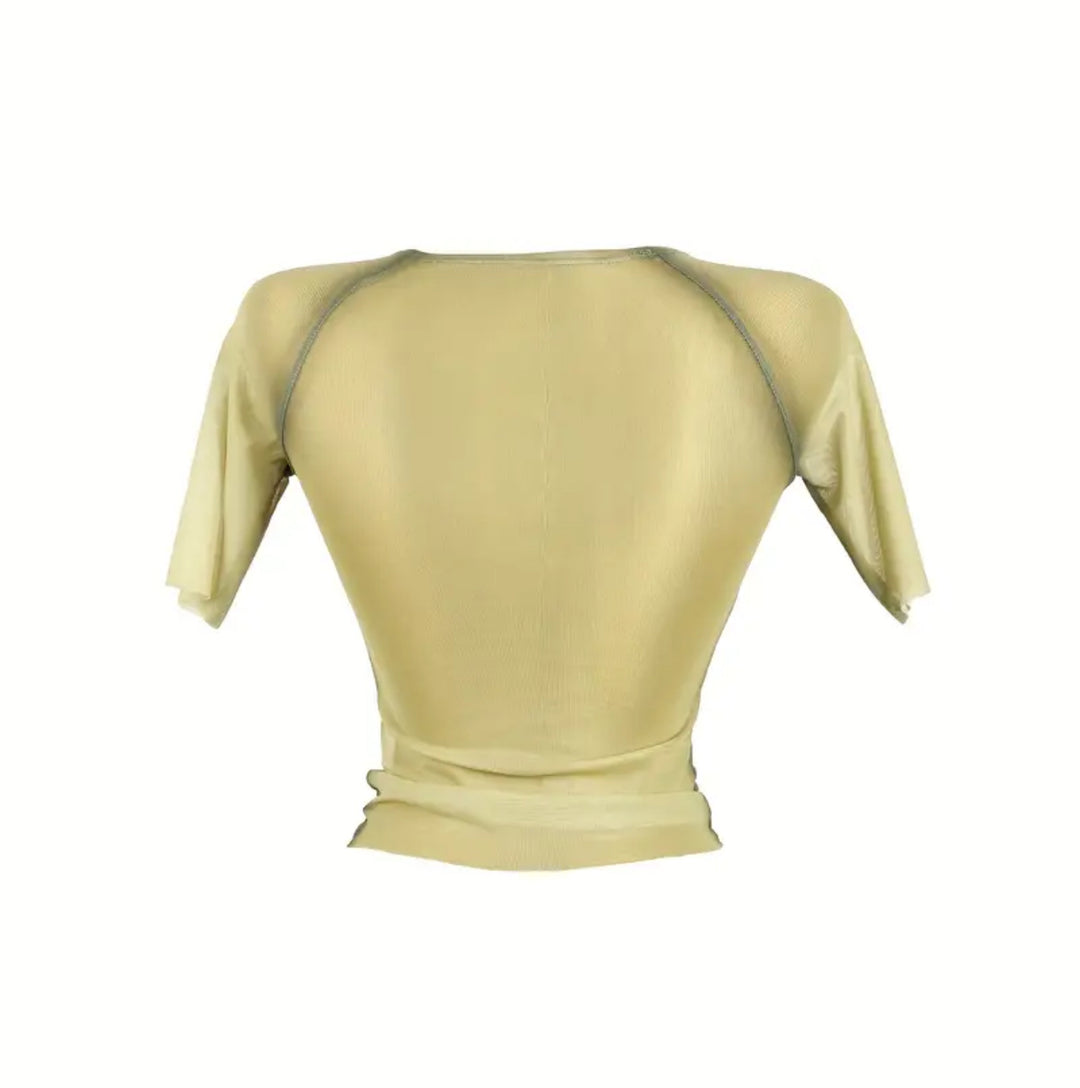 Tequila Mesh Crop Top