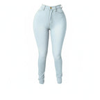 High Waist Light Blue Jeans