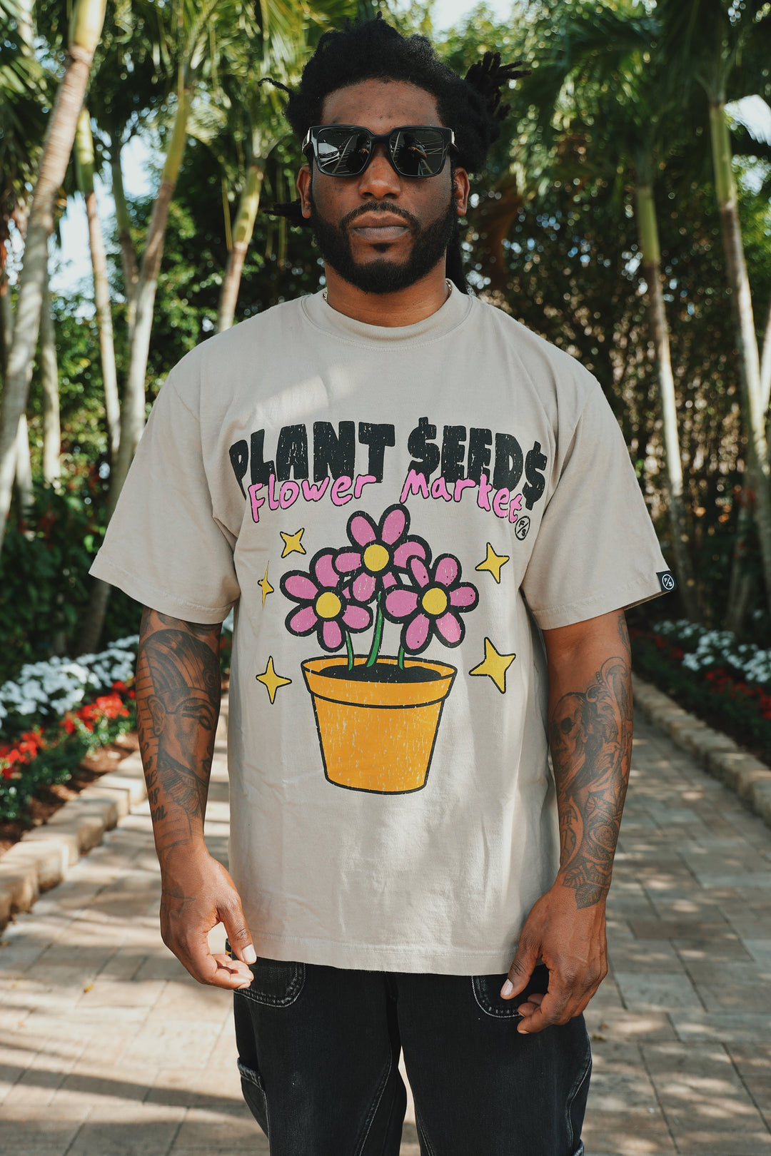 Flower Market Tee