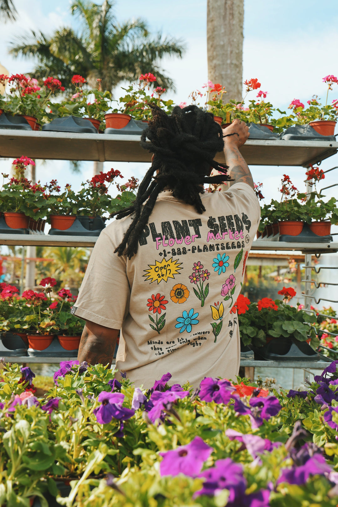 Flower Market Tee