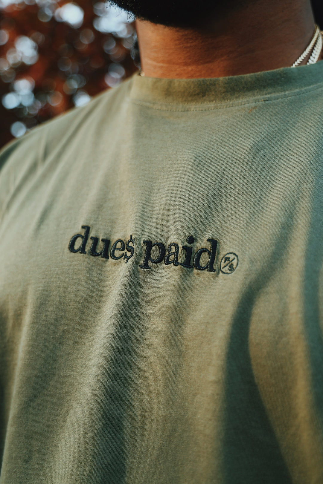 Dues Paid (Military Green - Oversize Shirt)