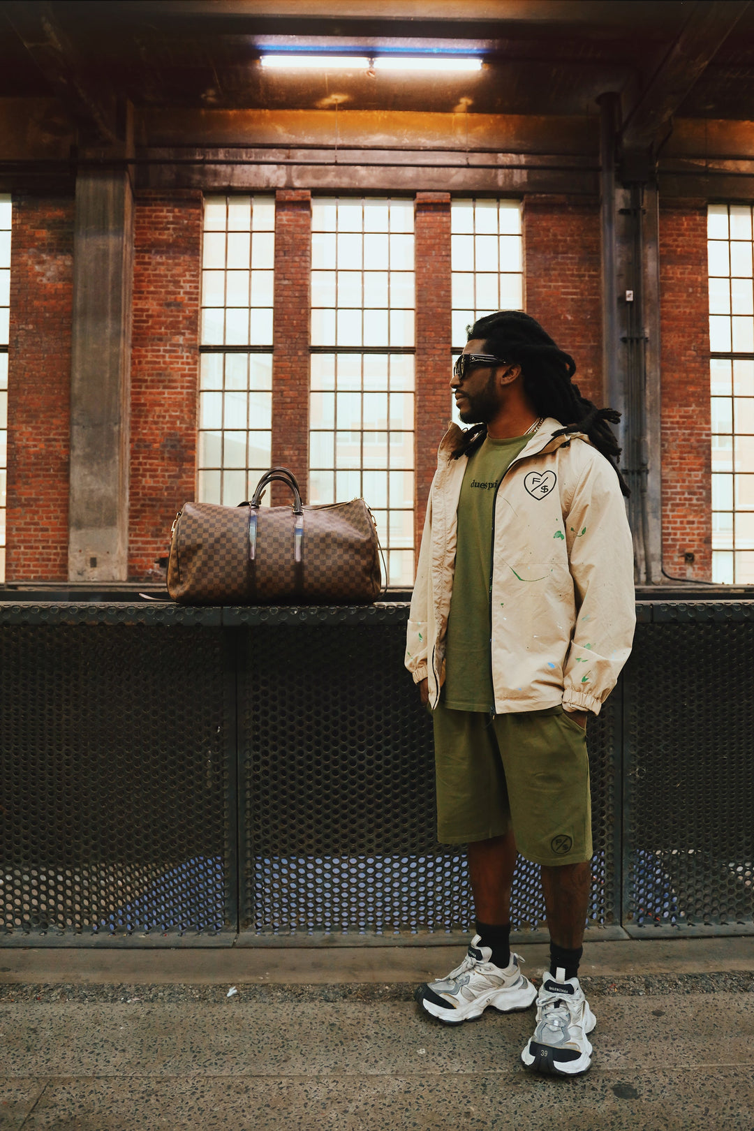 Dues Paid (Military Green - Oversize Shirt)