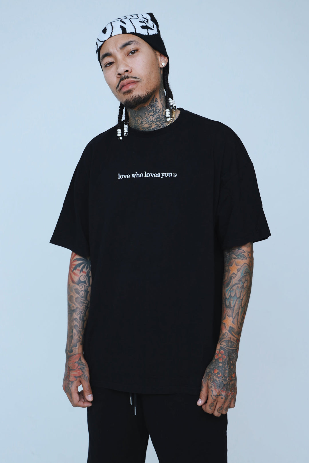 Love Who Loves You (Black - Oversize Shirt)