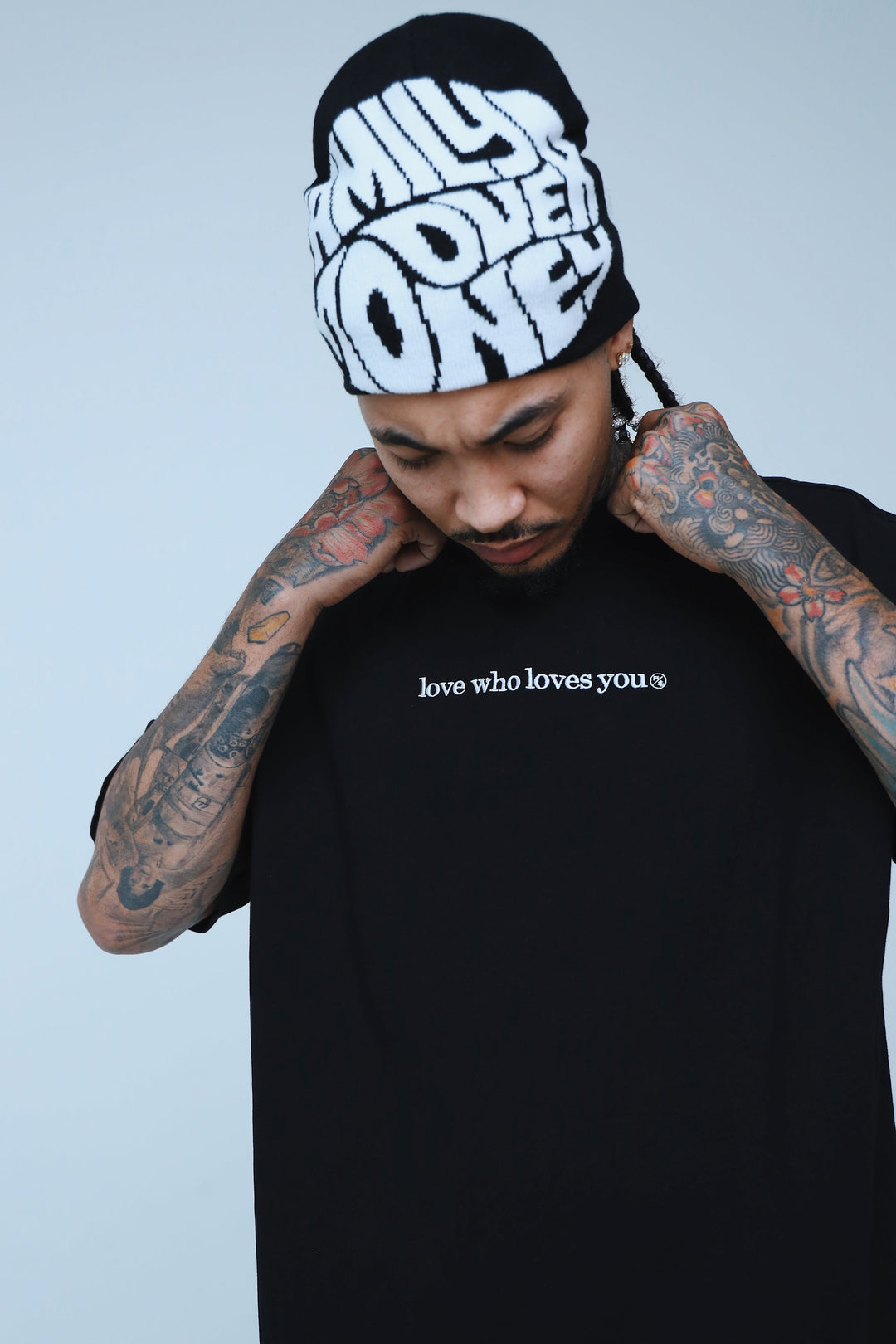 Love Who Loves You (Black - Oversize Shirt)