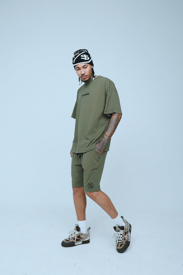 Dues Paid (Military Green - Oversize Shirt)