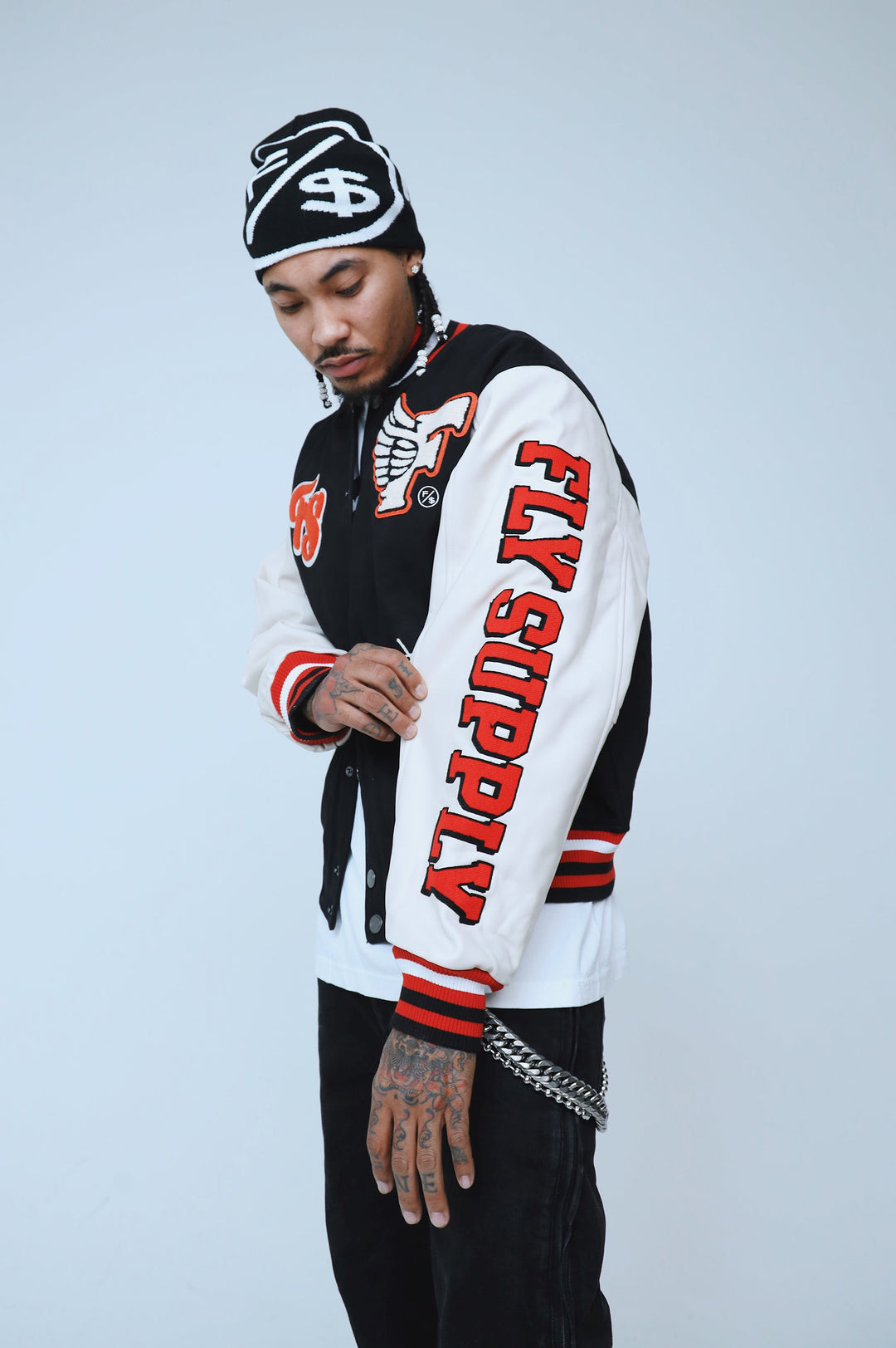 Manifest Varsity Jacket (Black)