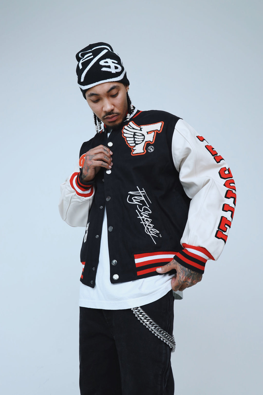 Manifest Varsity Jacket (Black)