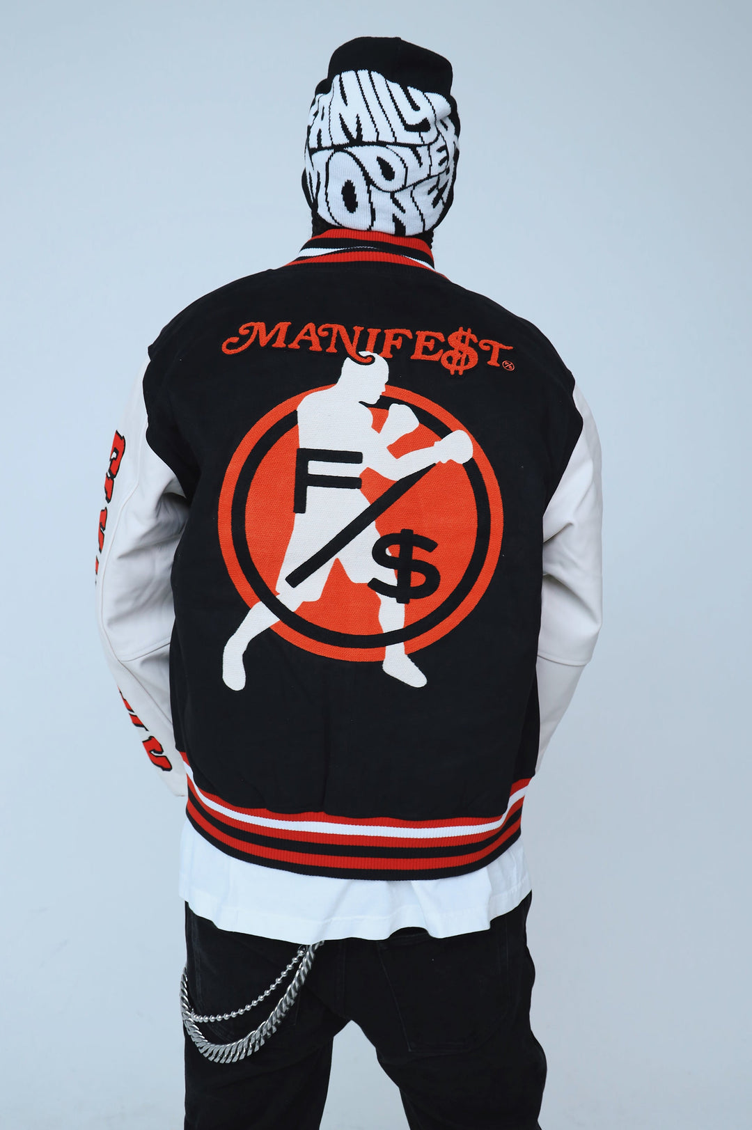 Manifest Varsity Jacket (Black)