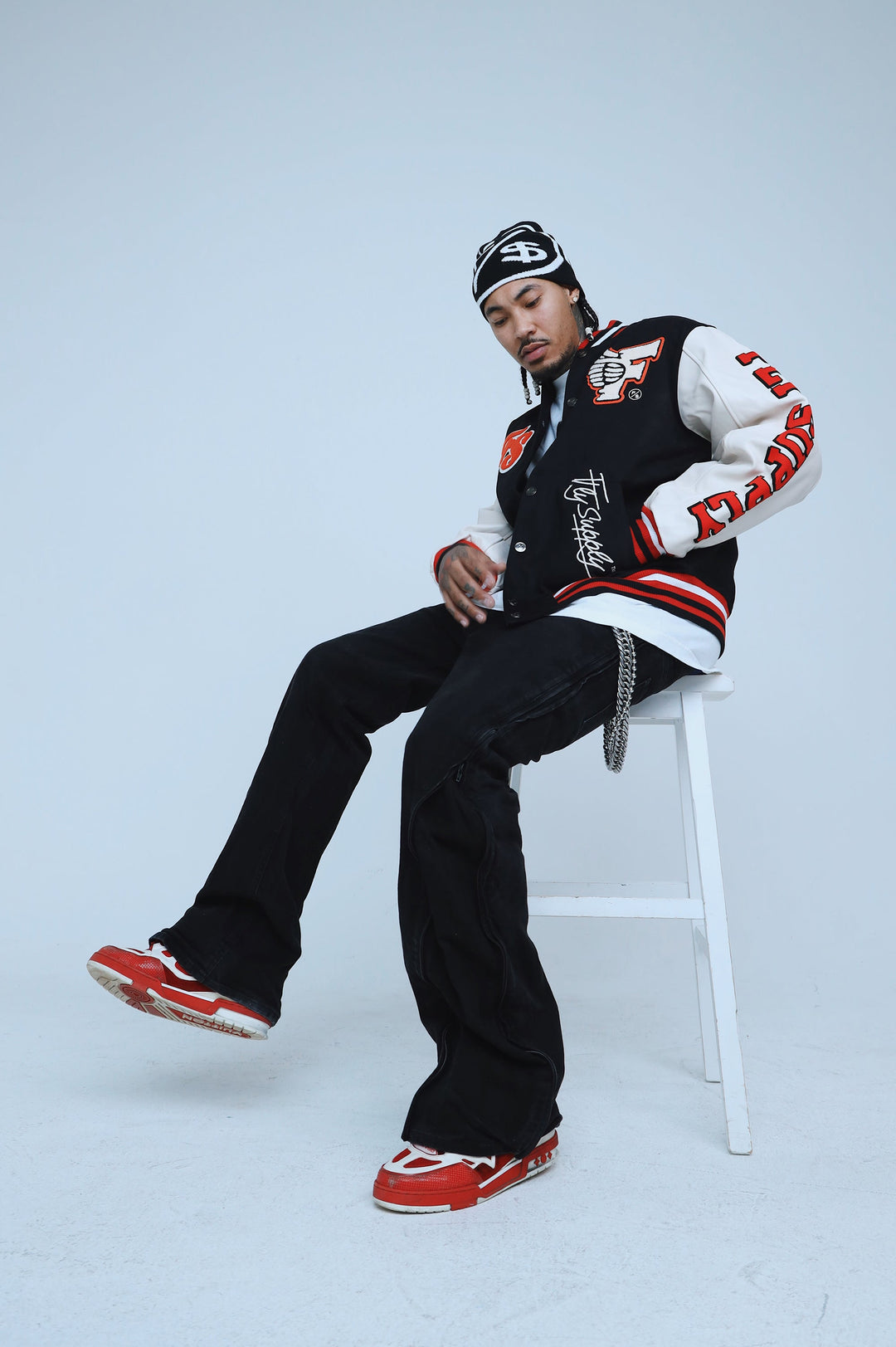 Manifest Varsity Jacket (Black)