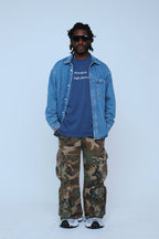 Friends In High Places (Navy - Oversize Shirt)
