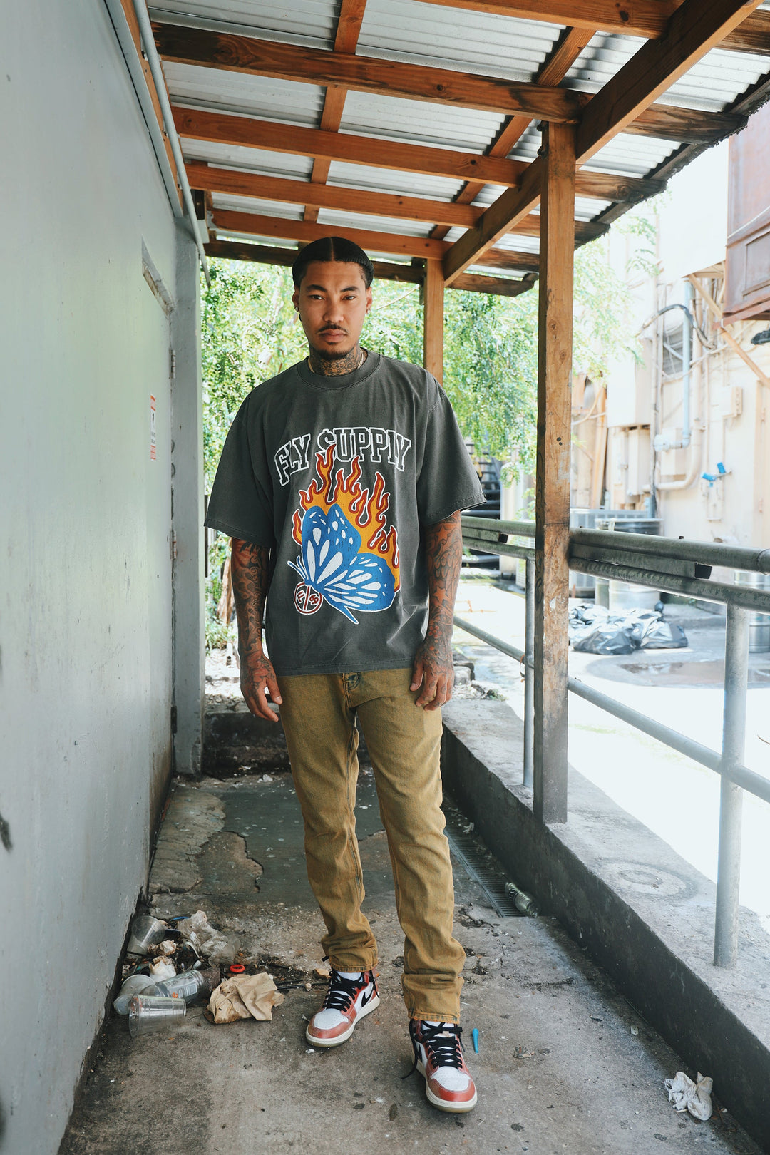 Floating Flame Graphic Tee