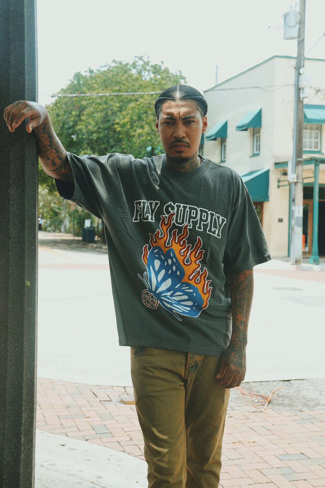 Floating Flame Graphic Tee