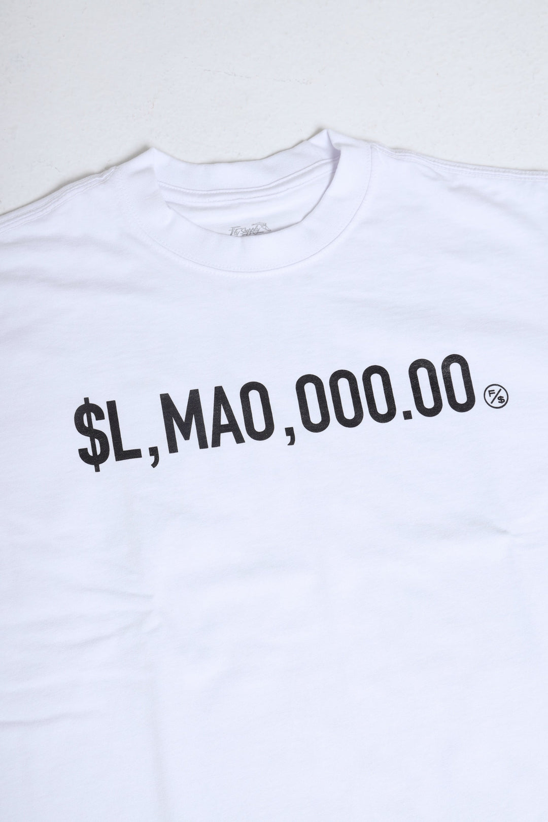 LMAO (White - Oversize Crop)