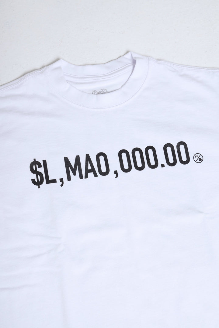 LMAO (White - Oversize Crop)