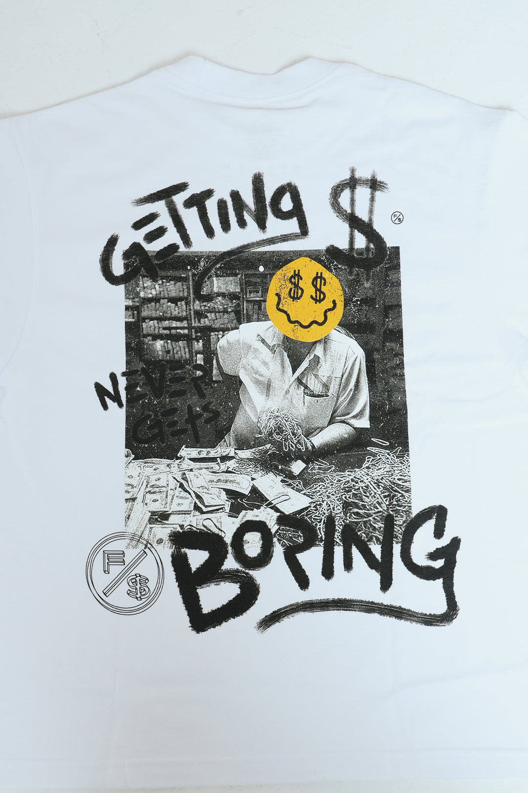 LMAO (White - Oversize Crop)