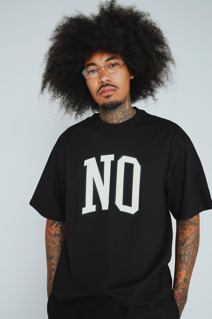 Nobody Owes Me (Black - Oversize Crop)