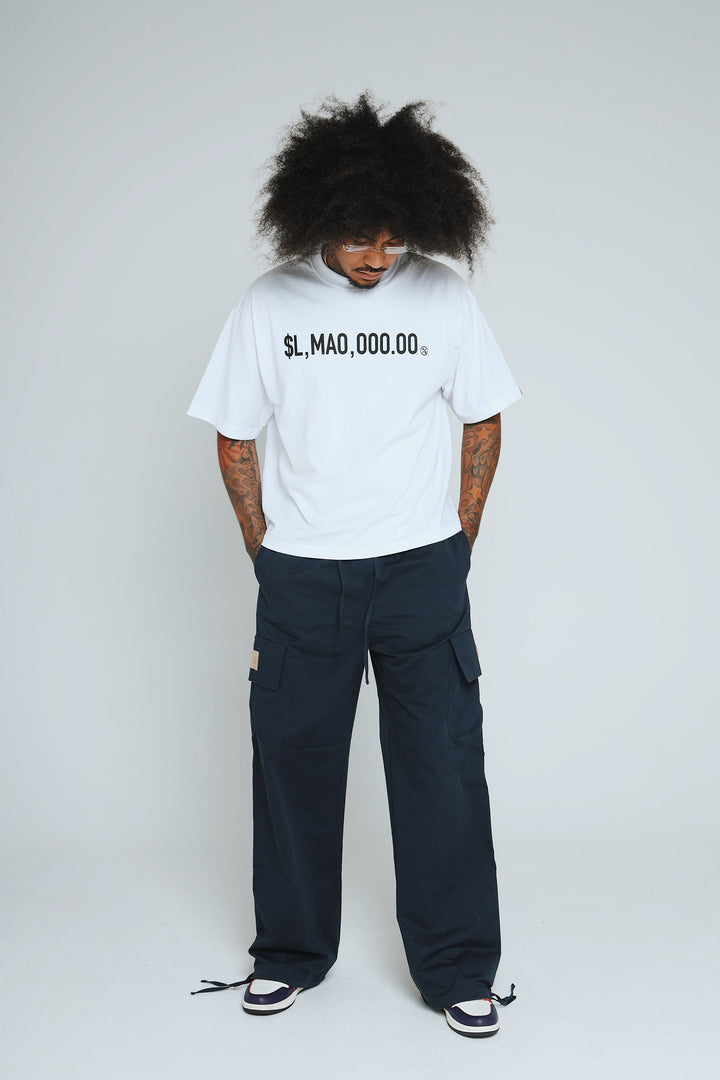 LMAO (White - Oversize Crop)