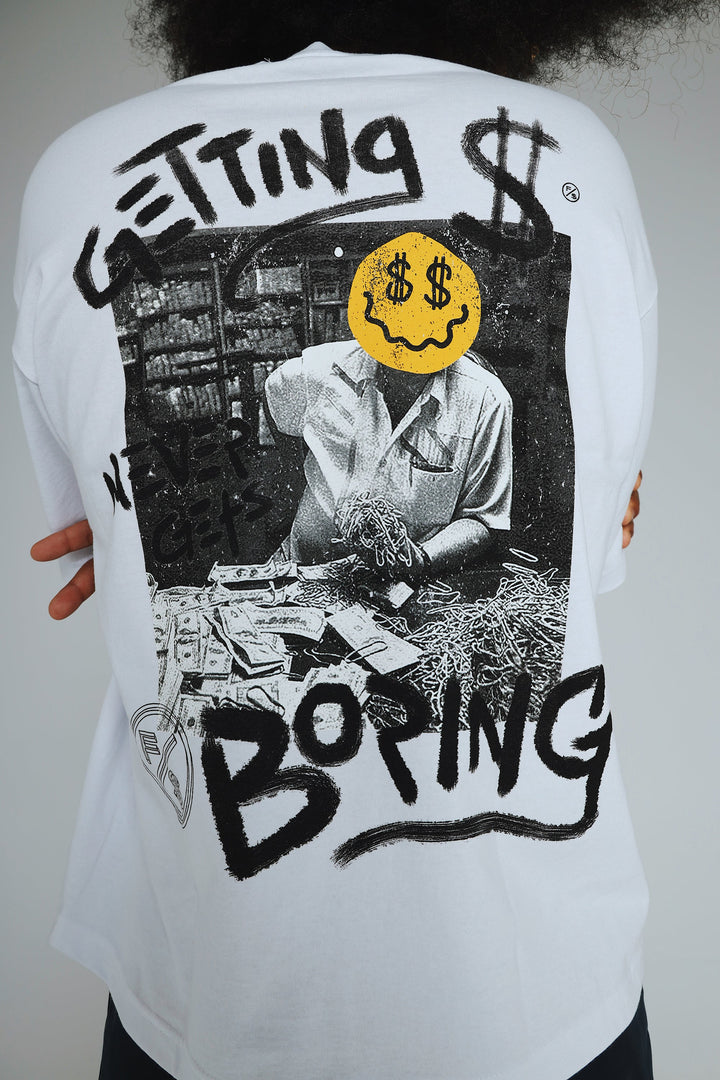 LMAO (White - Oversize Crop)