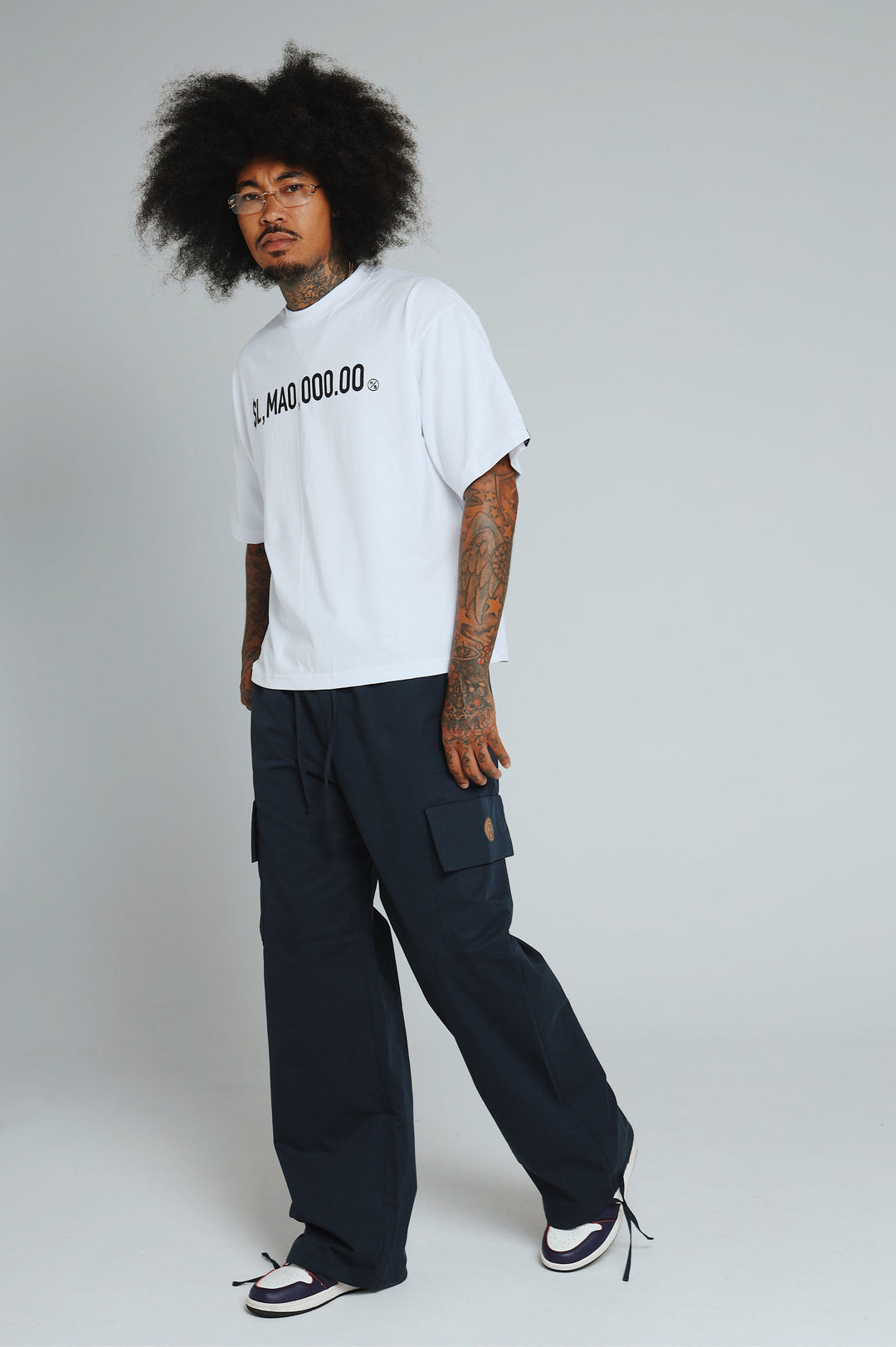 LMAO (White - Oversize Crop)