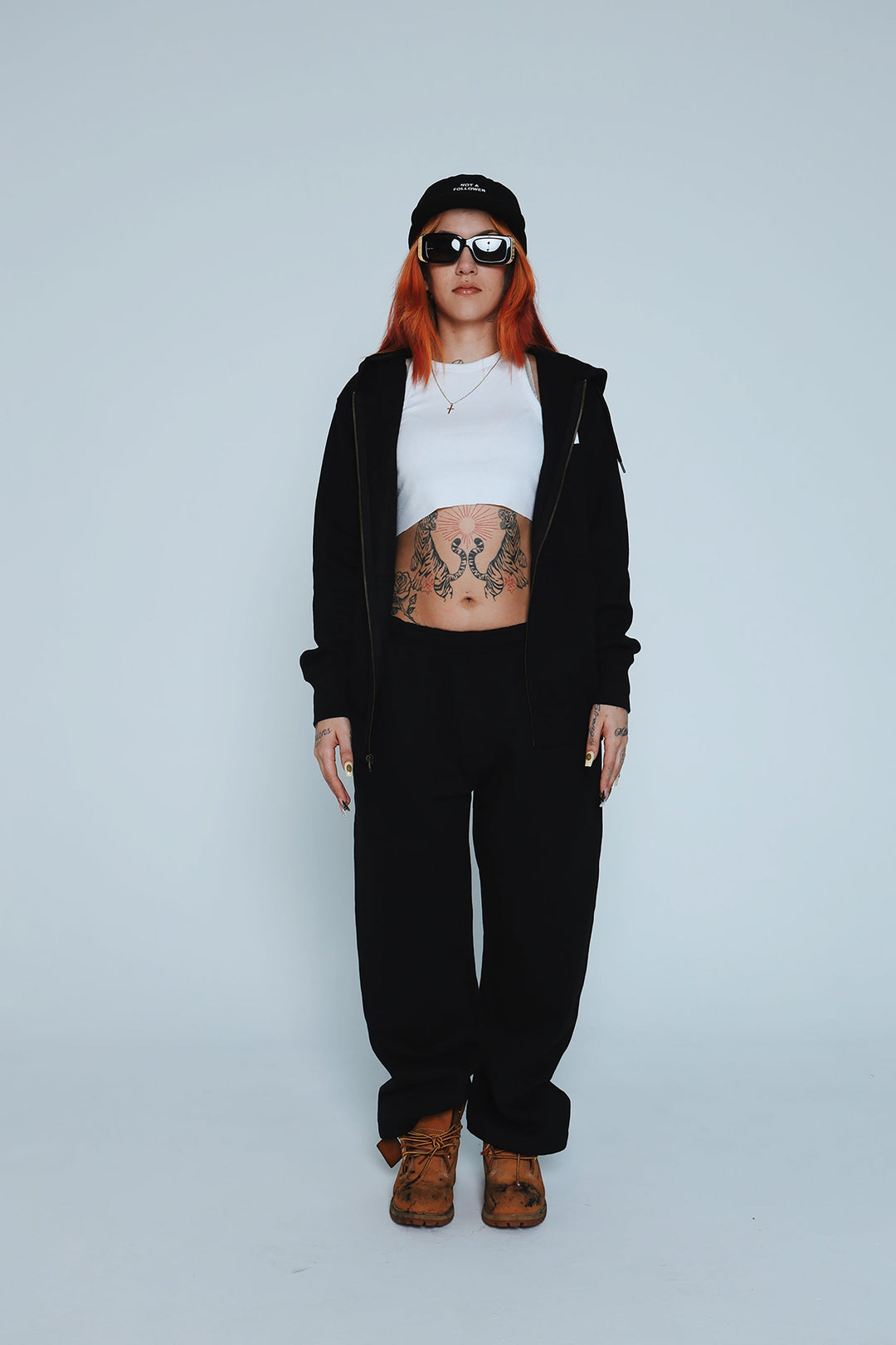 F/$ Patchwork Sweats (Black)