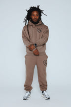 Stop Polluting Hoodie (Desert Taupe)
