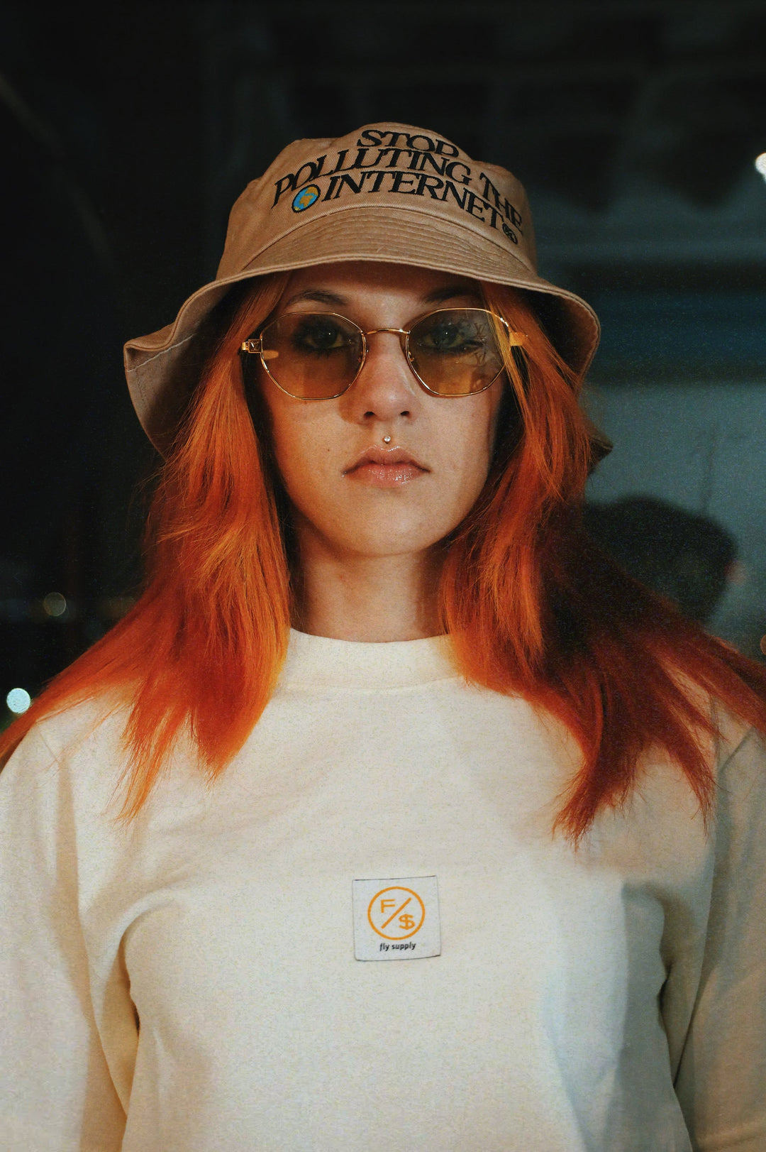 Patch Work Tee (Off White - Oversize)