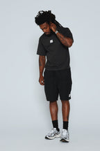 Patch Work Tee (Black - Oversize)
