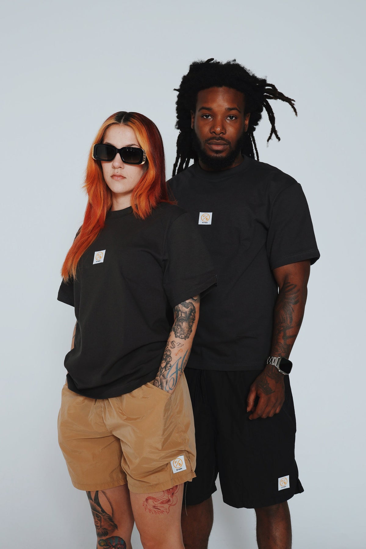 Patch Work Tee (Black - Oversize)