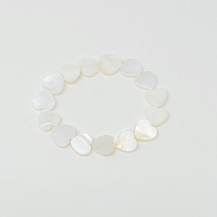 Shelly Heart Stretch Bracelet