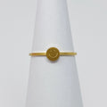 Tiny Disc Stackable Ring