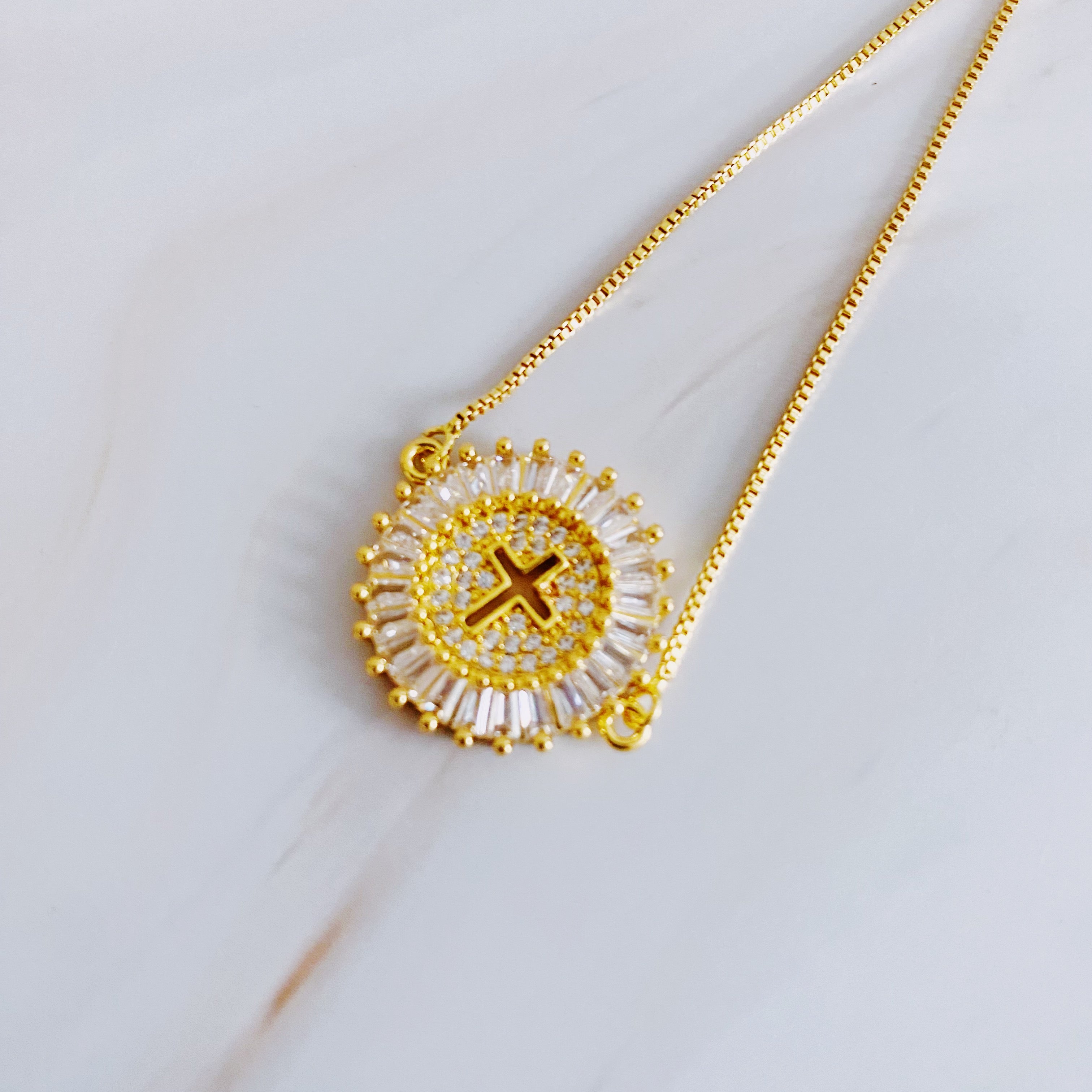 Mesmerized By The Cross Slide Bracelet