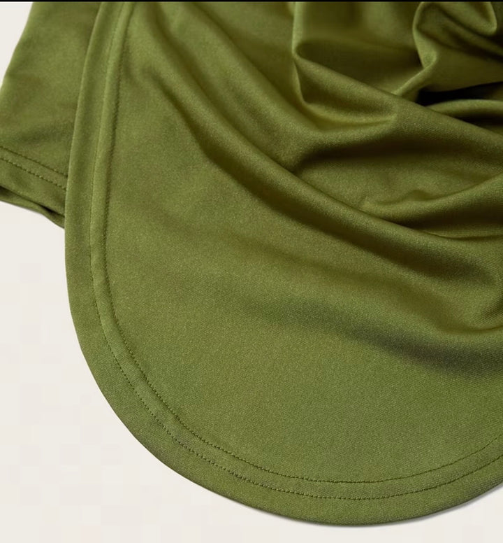 Cowl Neck Top, Green