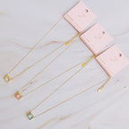 Sweet Square Pendant Necklace
