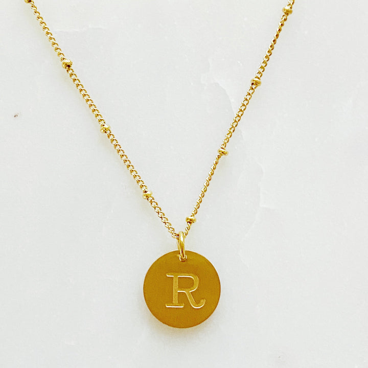 Ellison + Young: Singular Charm Initial Necklace