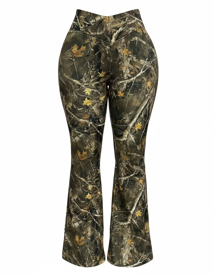 Camouflage Flare Pant